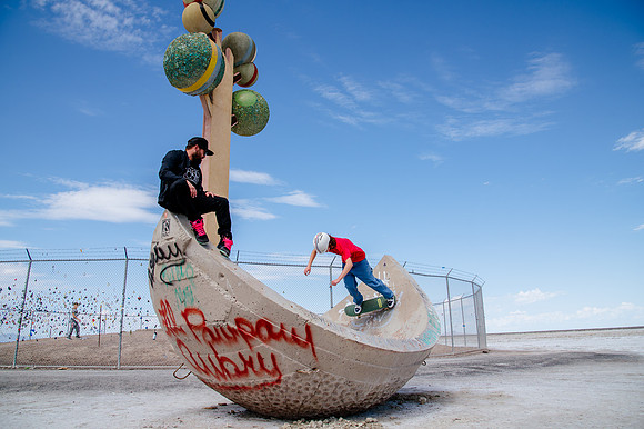 Hardcoin Skate Team: Conquering the Utah Salt Flats in Style