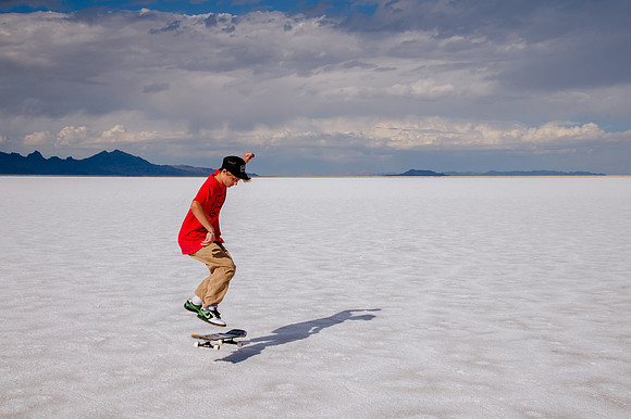 Hardcoin Skate Team: Conquering the Utah Salt Flats in Style