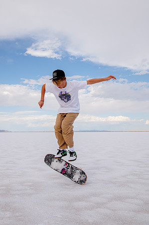 Hardcoin Skate Team: Conquering the Utah Salt Flats in Style