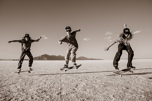 Hardcoin Skate Team: Conquering the Utah Salt Flats in Style