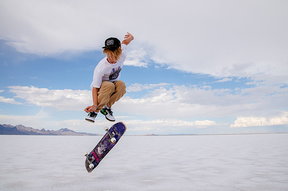 Hardcoin Skate Team: Conquering the Utah Salt Flats in Style