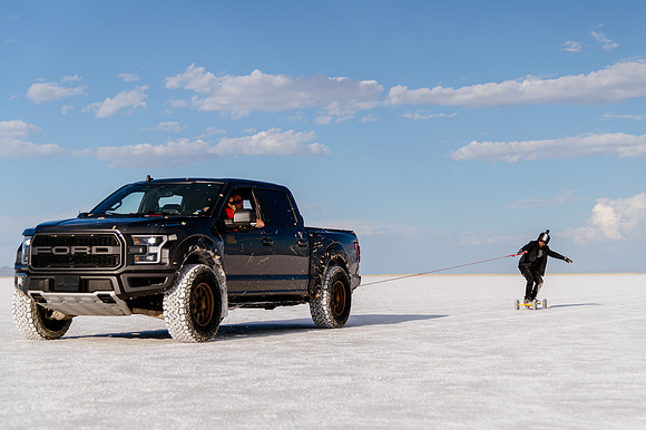 Hardcoin Skate Team: Conquering the Utah Salt Flats in Style