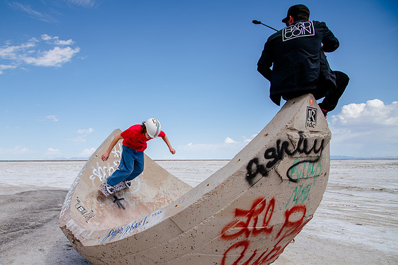 Hardcoin Skate Team: Conquering the Utah Salt Flats in Style