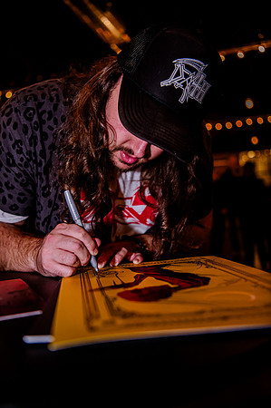 Heavy Metal Meets Classical Artistry: Phil Cannon's Birthday Soiree with 'Simian' at Publik
