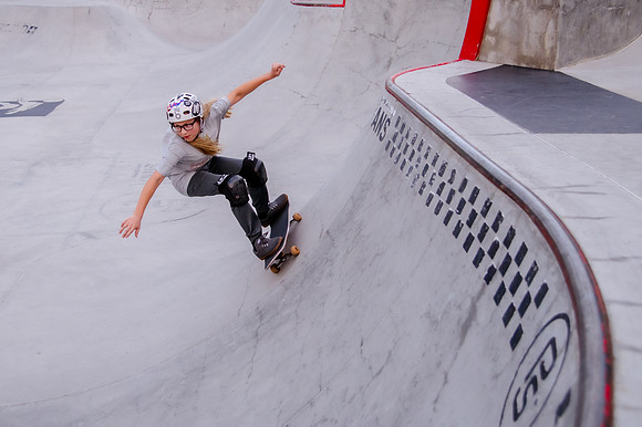 Urban Energy Unleashed: Hard Coin-sponsored Skateboarding Shoot at Vans Skate Park