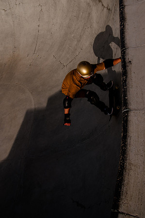 Urban Energy Unleashed: Hard Coin-sponsored Skateboarding Shoot at Vans Skate Park