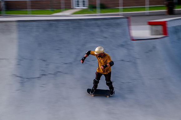 Urban Energy Unleashed: Hard Coin-sponsored Skateboarding Shoot at Vans Skate Park