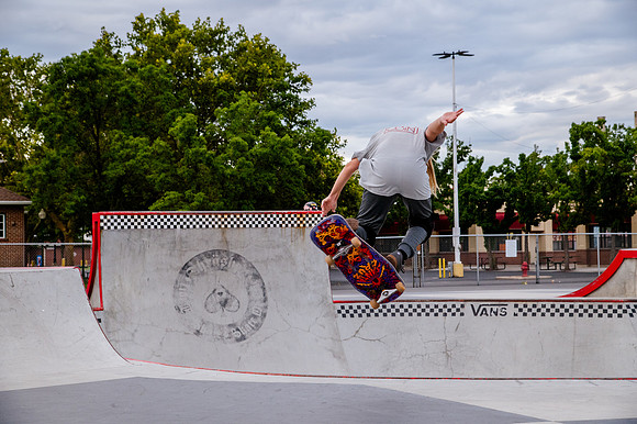 Urban Energy Unleashed: Hard Coin-sponsored Skateboarding Shoot at Vans Skate Park
