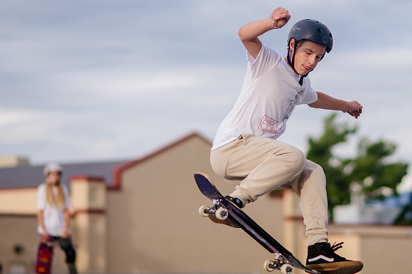 Urban Energy Unleashed: Hard Coin-sponsored Skateboarding Shoot at Vans Skate Park