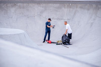 Urban Energy Unleashed: Hard Coin-sponsored Skateboarding Shoot at Vans Skate Park