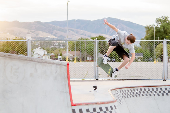 Urban Energy Unleashed: Hard Coin-sponsored Skateboarding Shoot at Vans Skate Park