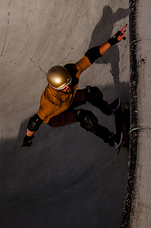 Urban Energy Unleashed: Hard Coin-sponsored Skateboarding Shoot at Vans Skate Park