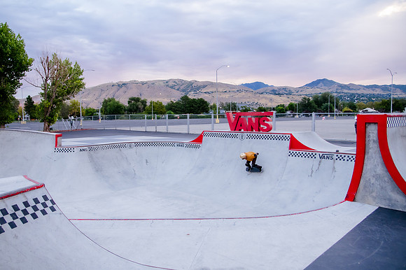 Urban Energy Unleashed: Hard Coin-sponsored Skateboarding Shoot at Vans Skate Park