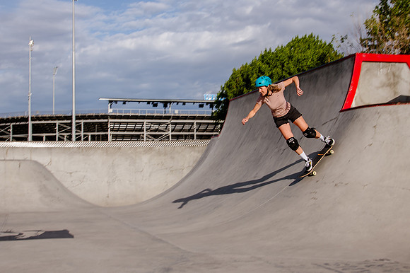 Urban Energy Unleashed: Hard Coin-sponsored Skateboarding Shoot at Vans Skate Park