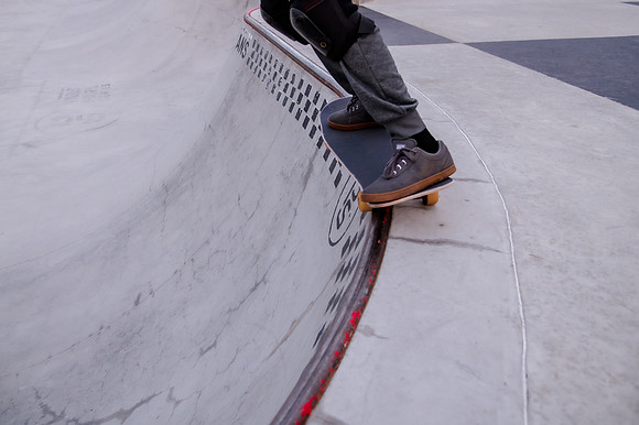 Urban Energy Unleashed: Hard Coin-sponsored Skateboarding Shoot at Vans Skate Park