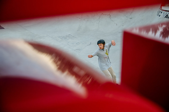 Urban Energy Unleashed: Hard Coin-sponsored Skateboarding Shoot at Vans Skate Park