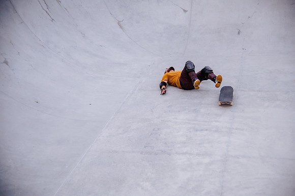 Urban Energy Unleashed: Hard Coin-sponsored Skateboarding Shoot at Vans Skate Park