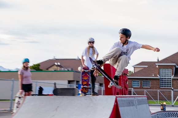 Urban Energy Unleashed: Hard Coin-sponsored Skateboarding Shoot at Vans Skate Park