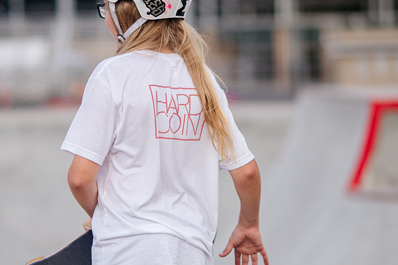 Urban Energy Unleashed: Hard Coin-sponsored Skateboarding Shoot at Vans Skate Park