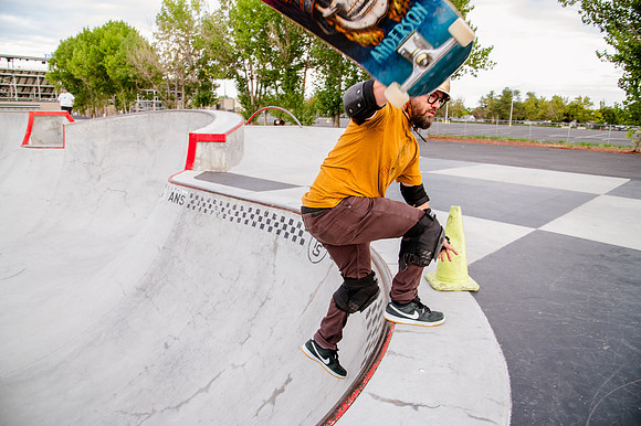 Urban Energy Unleashed: Hard Coin-sponsored Skateboarding Shoot at Vans Skate Park