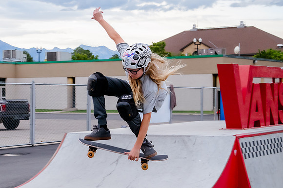 Urban Energy Unleashed: Hard Coin-sponsored Skateboarding Shoot at Vans Skate Park