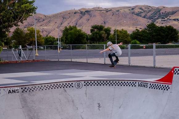 Urban Energy Unleashed: Hard Coin-sponsored Skateboarding Shoot at Vans Skate Park