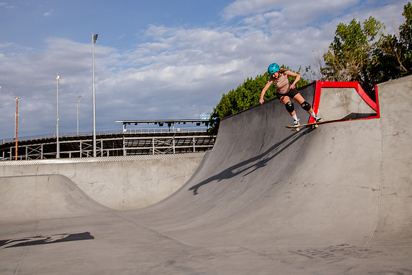 Urban Energy Unleashed: Hard Coin-sponsored Skateboarding Shoot at Vans Skate Park