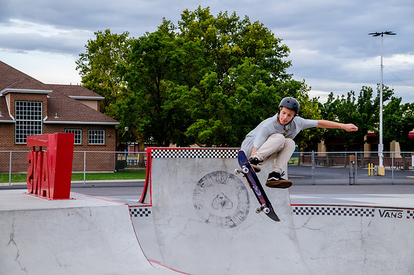 Urban Energy Unleashed: Hard Coin-sponsored Skateboarding Shoot at Vans Skate Park