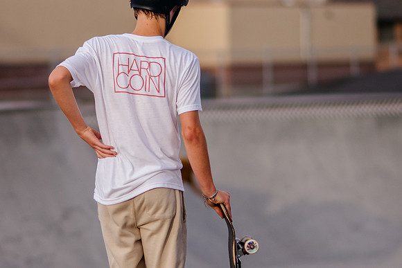 Urban Energy Unleashed: Hard Coin-sponsored Skateboarding Shoot at Vans Skate Park