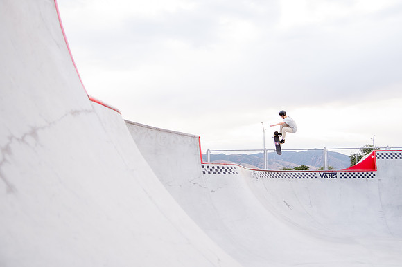 Urban Energy Unleashed: Hard Coin-sponsored Skateboarding Shoot at Vans Skate Park