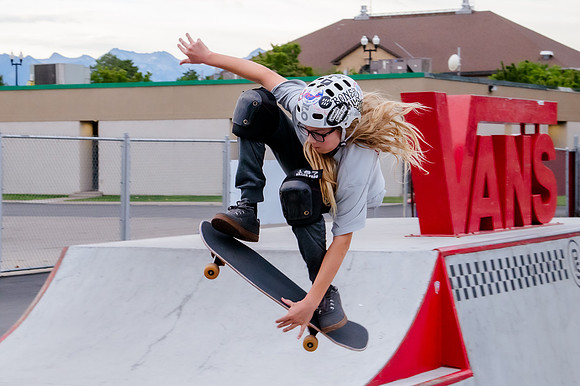 Urban Energy Unleashed: Hard Coin-sponsored Skateboarding Shoot at Vans Skate Park