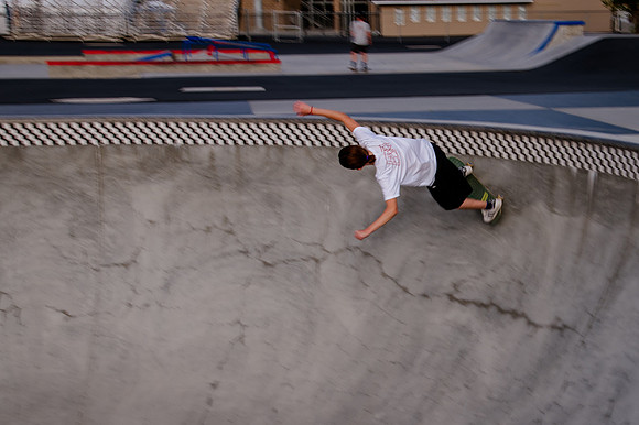 Urban Energy Unleashed: Hard Coin-sponsored Skateboarding Shoot at Vans Skate Park