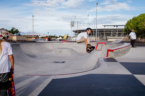 Urban Energy Unleashed: Hard Coin-sponsored Skateboarding Shoot at Vans Skate Park
