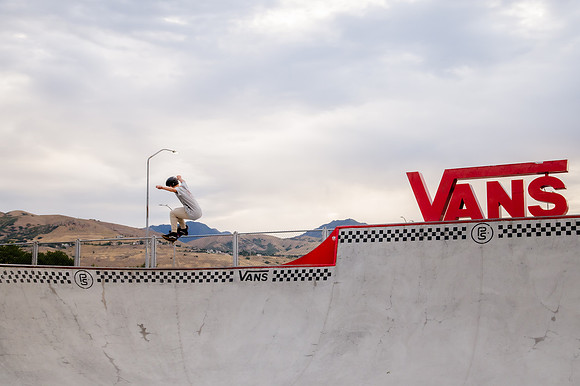 Urban Energy Unleashed: Hard Coin-sponsored Skateboarding Shoot at Vans Skate Park