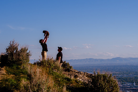 Chip at Ensign Peak-1797