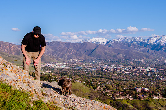 Chip at Ensign Peak-1907