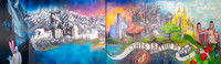 A Bar Named Sue Mural and Artwork  Pano 24mm