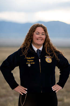Hadley Lund Golden Hour Desert Senior Session Smyer Image 305