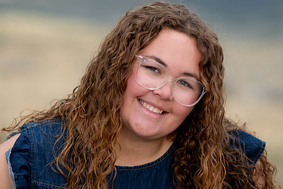 Hadley Lund Golden Hour Desert Senior Session Smyer Image 325