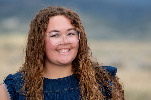 Hadley Lund Golden Hour Desert Senior Session Smyer Image 330