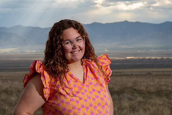 Hadley Lund Golden Hour Desert Senior Session Smyer Image 369