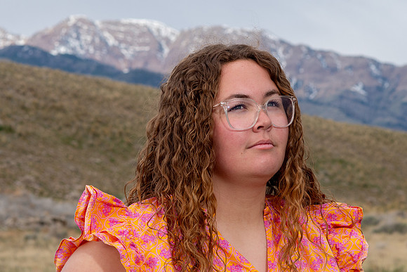 Hadley Lund Golden Hour Desert Senior Session Smyer Image 378
