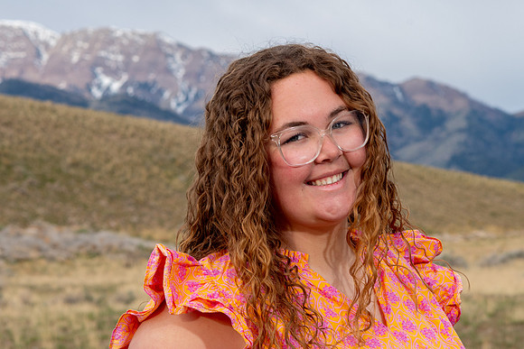 Hadley Lund Golden Hour Desert Senior Session Smyer Image 409