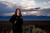 Hadley Lund Golden Hour Desert Senior Session Smyer Image 4455