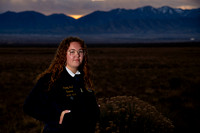 Hadley Lund Golden Hour Desert Senior Session Smyer Image 4458