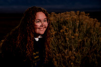 Hadley Lund Golden Hour Desert Senior Session Smyer Image 4466