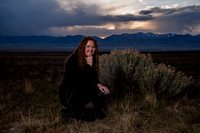 Hadley Lund Golden Hour Desert Senior Session Smyer Image 4460