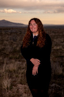 Hadley Lund Golden Hour Desert Senior Session Smyer Image 4505