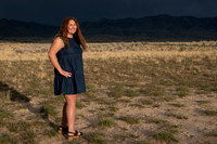 Hadley Lund Golden Hour Desert Senior Session Smyer Image 4556