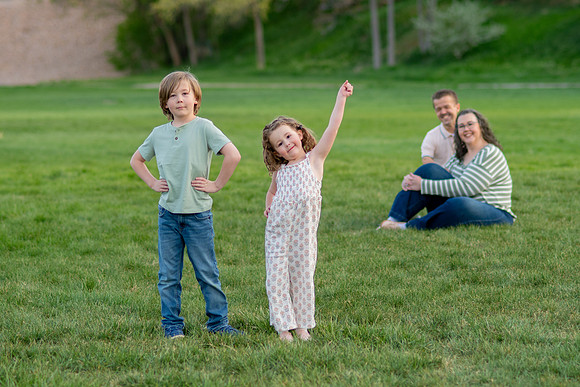 Stark Family Golden Hour Kite Flying Session Smyer Image 502